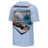 McLaren Mens Las Vegas SS Silicone Washed Tee Hydr