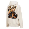 McLaren Mens Drive Fast Pullover Silicone Washed Hoodie