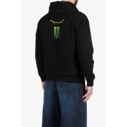 Vr46 Monster Mens Dual Hoodie Black