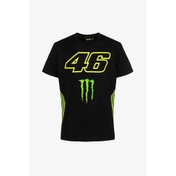 Vr46 Mens Monster Dual T-Shirt Black