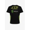 Vr46 Mens Monster Dual T-Shirt Black