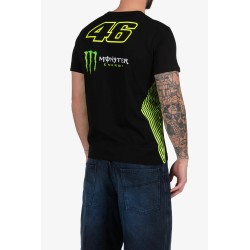 Vr46 Mens Monster Dual T-Shirt Black