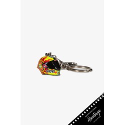 Vr46 Heritage 3d Metal Keyring Multicolor