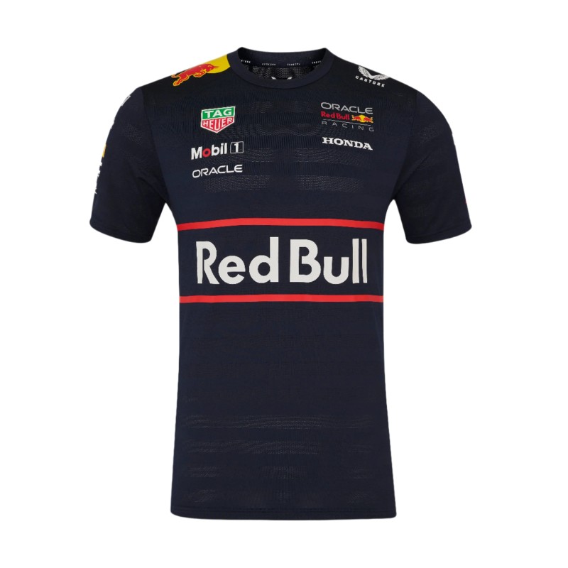Camiseta Red Bull Racing F1 para Hombre 2025 - Azul Marino Camiseta Red Bull Racing F1 para Hombre 2025 - Azul Marino