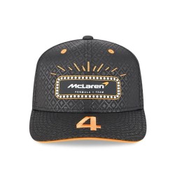 Gorra McLaren Racing Lando Norris Vegas Race Special 9SEVENTY Stretch Snap Negra
