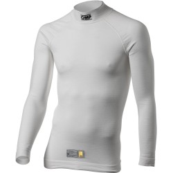 OMP Tecnica Evo camiseta de manga larga para piloto FIA color blanco
