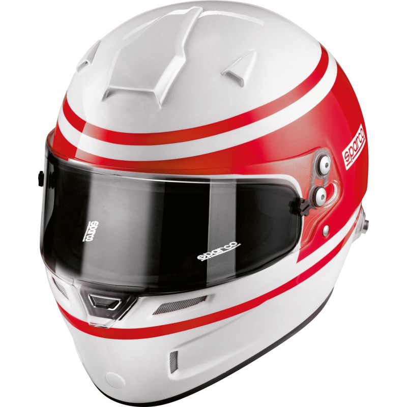 Sparco Air Pro RF-5W casco color rojo/blanco