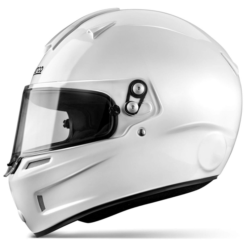 Sparco Sky KF-5W helmet for karting drivers white color