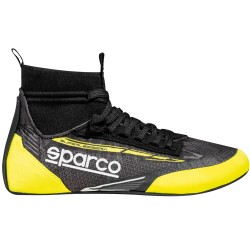 Sparco Superleggera negro/amarillo bota para piloto FIA