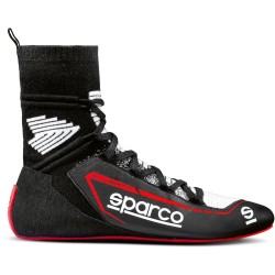 Sparco X-Light+ negra/roja bota para piloto FIA