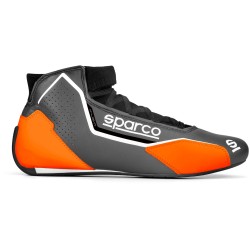 Sparco X-LIGHT bota para piloto FIA gris/naranja