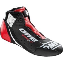 OMP One Evo XR bota para piloto FIA color negro/rojo