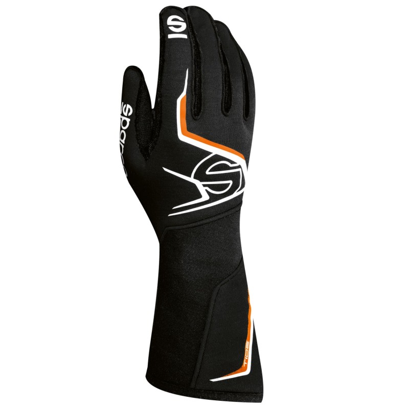 Sparco Tide guante piloto FIA negro/naranja