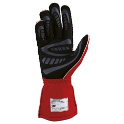 OMP Fisrt Evo guante piloto FIA color rojo