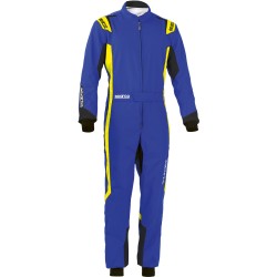 Sparco Thunder mono para piloto de karting azul/amarillo