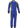 Sparco Thunder mono para piloto de karting azul/amarillo