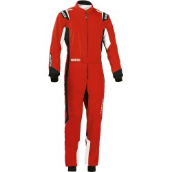 Sparco Thunder mono para piloto de karting rojo/negro