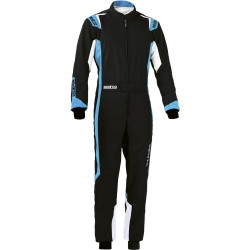 Sparco Thunder mono para piloto de karting negro/azul