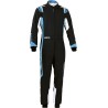 Sparco Thunder mono para piloto de karting negro/azul