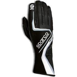 Sparco Record WP guantes para piloto de karting negro/gris