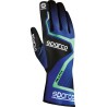 Sparco Rush guantes para piloto de karting azul oscuro/verde