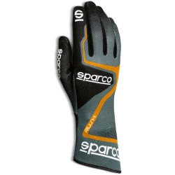 Sparco Rush guantes para piloto de karting gris/naranja