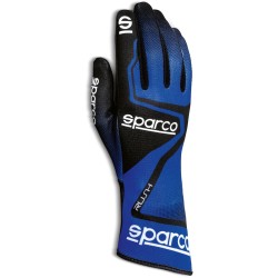 Sparco Rush guantes para piloto de karting azul oscuro