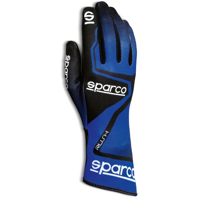 Sparco Rush guantes para piloto de karting azul oscuro