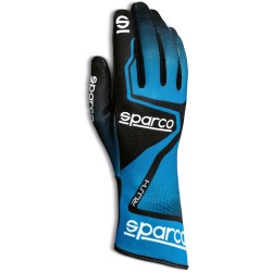 Sparco Rush guantes para piloto de karting azul