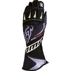 OMP KS-2 R guantes de piloto de karting color negro
