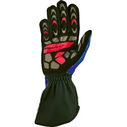 OMP KS-2 R guantes de piloto de karting color azul oscuro/azul