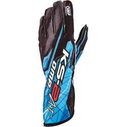 OMP KS-2 ART guantes de piloto de karting color azul/negro
