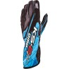 OMP KS-2 ART guantes de piloto de karting color azul/negro