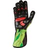 OMP KS-2 ART guantes de piloto de karting color verde/negro