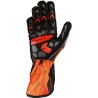 OMP KS-2 ART guantes de piloto de karting color naranja/negro