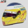 Mini capacete Charles Leclerc 2021 Grande Prêmio da França. Réplica do capacete F1 em escala 1:2