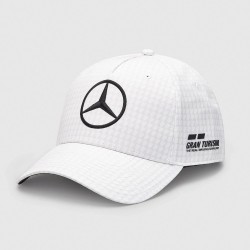 Gorra Mercedes Lewis Hamilton blanca