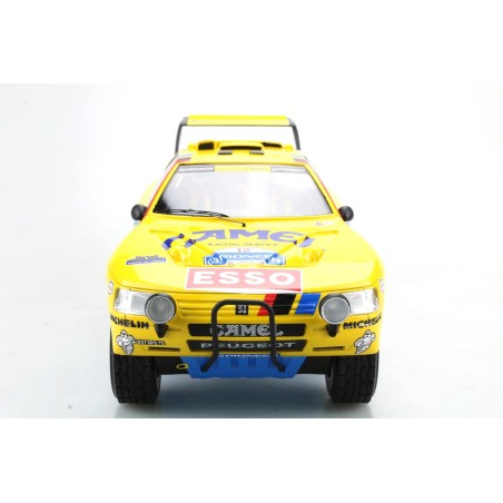 Peugeot 405 T16 Turbo 16 2nd Paris Dakar 1989 Dirty 1/18 TOP