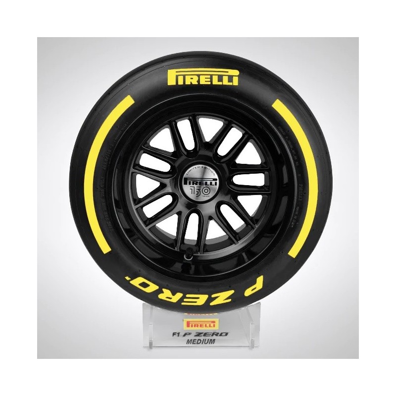 Pirelli Pole Position neumático escala 1:2 - Amarillo - Intermedio
