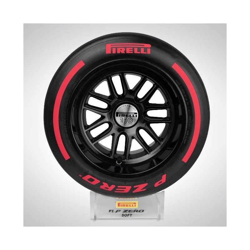 Pirelli Pole Position neumático escala 1:2 - Rojo - Blando