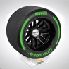 Pirelli Pole Position neumático escala 1:2 - Lluvia intermedia - Verde