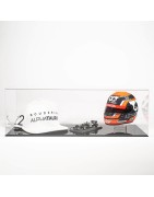Gift packs of mini helmet with cap or miniature and showcase