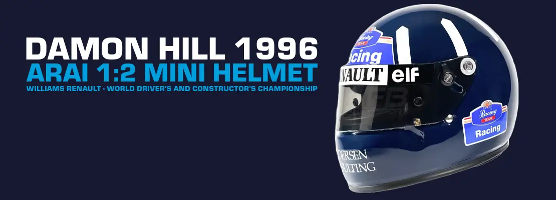 Damon Hill 1999 1:2 scale helmet